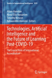 Enlarge image Cover: Technologies, Artificial Intelligence and the Future of Learning Post-COVID-19 - Springer