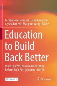 Enlarge image Cover: Education to Build Back Better - Springer