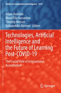 Enlarge image Cover: Technologies, Artificial Intelligence and the Future of Learning Post-COVID-19 - Springer
