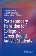 Cover: Postsecondary Transition for College- or Career-Bound Autistic Students - Springer
