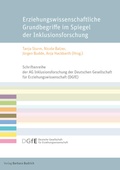 Cover: Erziehungswissenschaftliche Grundbegriffe im Spiegel der Inklusionsforschung - Verlag Barbara Budrich