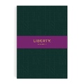 Cover: Liberty Dark Green Tudor A5 Embossed Journal - Mudpuppy Press