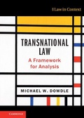 Cover: Transnational Law - Cambridge University Press