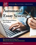 Cover: Automated Essay Scoring - Morgan & Claypool Publishers