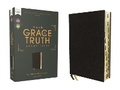 Cover: NASB, The Grace and Truth Study Bible (Trustworthy and Practical Insights), Bonded Leather, Black, Red Letter, 1995 Text, Thumb Indexed, Comfort Print - Zondervan