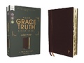 Cover: NASB, The Grace and Truth Study Bible (Trustworthy and Practical Insights), Large Print, Leathersoft, Maroon, Red Letter, 1995 Text, Thumb Indexed, Comfort Print - Zondervan