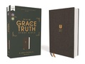 Cover: NASB, The Grace and Truth Study Bible (Trustworthy and Practical Insights), Cloth over Board, Gray, Red Letter, 1995 Text, Comfort Print - Zondervan