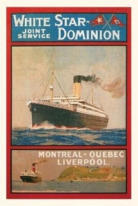 Abbildung von: Vintage Journal White Star Dominion Travel Poster - Found Image Press