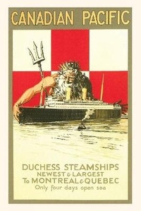 Abbildung von: Vintage Journal Neptune Grabbing Ocean Liner - Found Image Press
