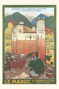 Abbildung von: Vintage Journal Morocco Travel Poster - Found Image Press
