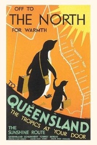 Abbildung von: Vintage Journal Queensland Travel Poster - Found Image Press
