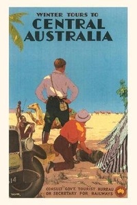 Abbildung von: Vintage Journal Central Australia Travel Poster - Found Image Press