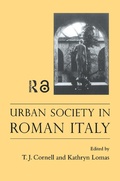 Cover: Urban Society In Roman Italy - Routledge