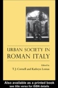 Cover: Urban Society In Roman Italy - Routledge