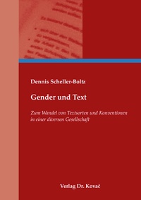 Abbildung von: Gender und Text - Kovac, Dr. Verlag
