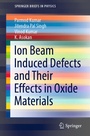 Cover: Ion Beam Induced Defects and Their Effects in Oxide Materials - Springer