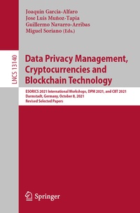 Abbildung von: Data Privacy Management, Cryptocurrencies and Blockchain Technology - Springer