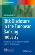 Cover: Risk Disclosure in the European Banking Industry - Springer