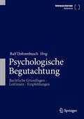 Cover: Psychologische Begutachtung - Springer