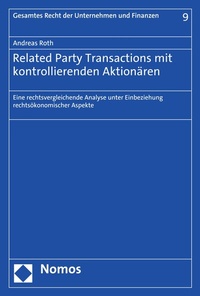 Abbildung von: Related Party Transactions mit kontrollierenden Aktionären - Nomos