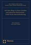 Cover: Auf dem Weg zu einem sozialen und inklusiven Rechtsstaat - Covid-19 als Herausforderung - Nomos