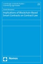 Cover: Implications of Blockchain-Based Smart Contracts on Contract Law - Nomos
