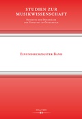 Cover: Studien zur Musikwissenschaft - Beihefte der Denkm&auml;ler der Tonkunst in &Ouml;sterreich. Band 61 - Hollitzer Wissenschaftsverlag