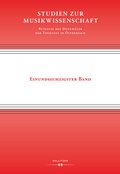 Cover: Studien zur Musikwissenschaft - Beihefte der Denkm&auml;ler der Tonkunst in &Ouml;sterreich. Band 61 - Hollitzer Wissenschaftsverlag