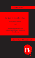 Cover: Der Geist im alten Herrenhaus - JMB Verlag