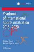 Cover: Yearbook of International Sports Arbitration 2018-2020 - T.M.C. Asser Press