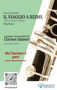 Abbildung von: Bb Clarinet 2 part of "Il Viaggio a Reims" for Clarinet Quintet - Glissato Edizioni Musicali