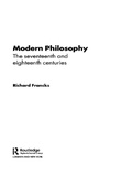 Cover: Modern Philosophy - Routledge