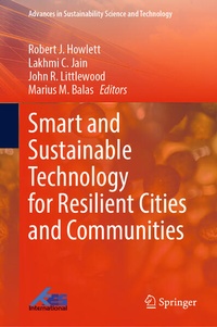 Enlarge image Cover: Smart and Sustainable Technology for Resilient Cities and Communities - Springer
