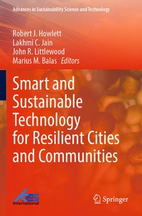 Enlarge image Cover: Smart and Sustainable Technology for Resilient Cities and Communities - Springer
