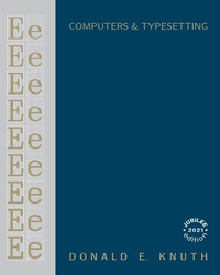 Enlarge image Cover: Computers & Typesetting, Volume E - Addison Wesley