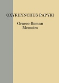 Cover: The Oxyrhynchus Papyri vol. LXXXVI - Egypt Exploration Society