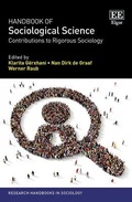 Cover: Handbook of Sociological Science - Edward Elgar Publishing