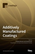 Cover: Additively Manufactured Coatings - MDPI AG