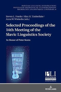 Abbildung von: Selected Proceedings of the 14th Meeting of the Slavic Linguistics Society - Peter Lang Verlag