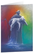 Cover: Kunstkarten "Der gute Hirte" 5 Stk. - adeo Verlag