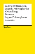 Cover: Logisch-Philosophische Abhandlung. Tractatus Logico-Philosophicus - Reclam