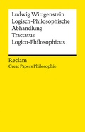 Cover: Logisch-Philosophische Abhandlung. Tractatus Logico-Philosophicus - Reclam