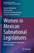 Cover: Women in Mexican Subnational Legislatures - Springer