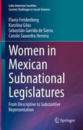 Cover: Women in Mexican Subnational Legislatures - Springer