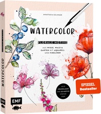 Abbildung von: Watercolor - Florale Motive aus Wiese, Wald & Garten mit Aquarell und Fineliner - Edition Michael Fischer / EMF Verlag
