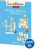 Cover: Lesel&ouml;wen R&auml;tsel-Rallye f&uuml;r Erstleser - 1. Klasse (Hellblau) - Loewe