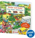 Cover: Suche und finde! - Autos, Bagger, M&auml;hdrescher - Loewe
