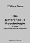 Cover: Die Differentielle Psychologie in ihren methodischen Grundlagen - BoD - Books on Demand