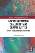 Cover: Intergenerational Challenges and Climate Justice - Routledge