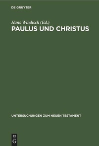 Enlarge image Cover: Paulus und Christus - De Gruyter